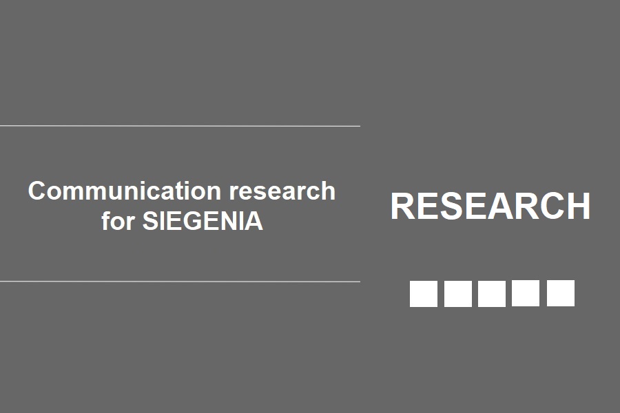 Communication research for SIEGENIA