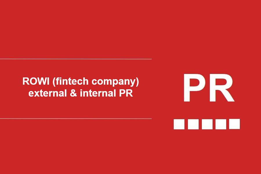 ROWI (fintech company) external & internal PR